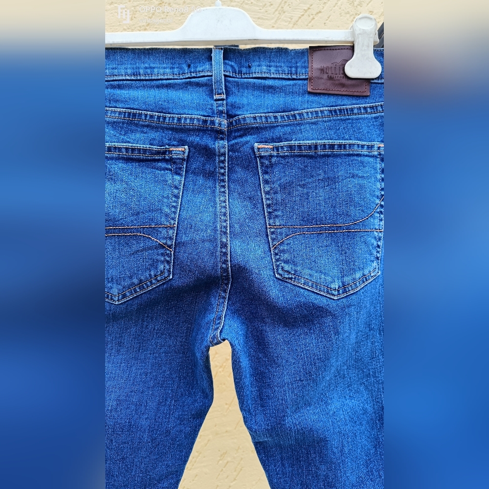 Hollister epic flex slim straight jeans made in Mexico - Picture 6 of 17